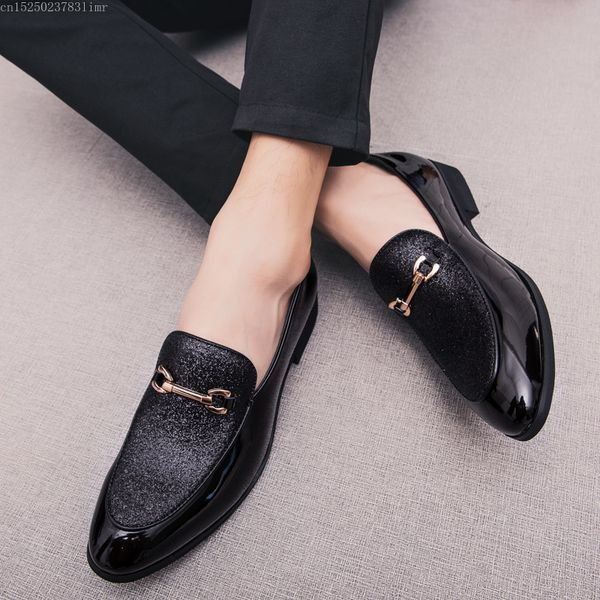 fashion pointed toe business dress shoes men loafers leather oxford shoes for men formal mariage slip on wedding party k3, Black
fashion pointed toe business dress shoes men loafers leather oxford shoes for men formal mariage slip on wedding party k3, Black