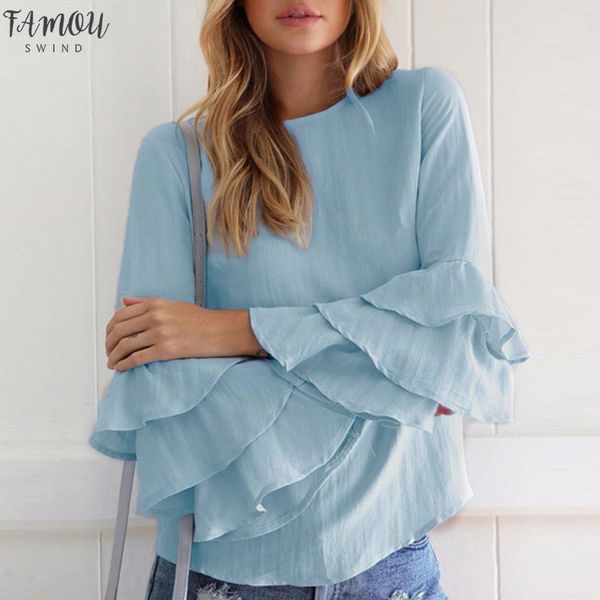 women 2020 spring ladies elegant blouses shirts o neck 3 4 sleeve applique solid blusas casual loose pullover plus size, White
women 2020 spring ladies elegant blouses shirts o neck 3 4 sleeve applique solid blusas casual loose pullover plus size, White