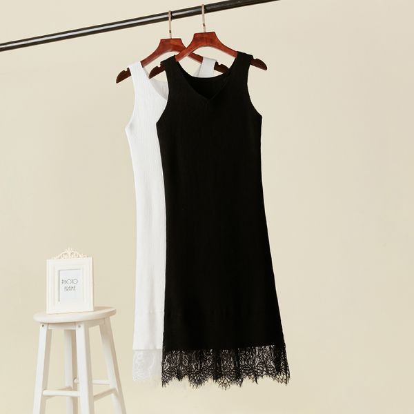 gigogou women summer spaghetti strap knit maxi dresses lace stiching v neck long midi dress halter pulover sweater dress pull, Black;gray
gigogou women summer spaghetti strap knit maxi dresses lace stiching v neck long midi dress halter pulover sweater dress pull, Black;gray