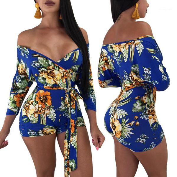 female rompers with sashes night club style ladies loose apparel summer floral printed women jumpsuits fashion designer slash neck, Black;white
female rompers with sashes night club style ladies loose apparel summer floral printed women jumpsuits fashion designer slash neck, Black;white