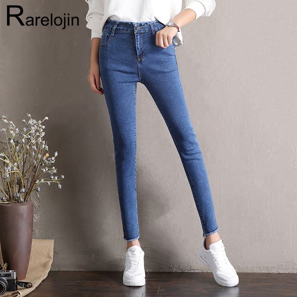 spring summer jeans 2019 new korean fashion tide high waist jeans plus size femme women stretch tight pencil pants, Blue
spring summer jeans 2019 new korean fashion tide high waist jeans plus size femme women stretch tight pencil pants, Blue