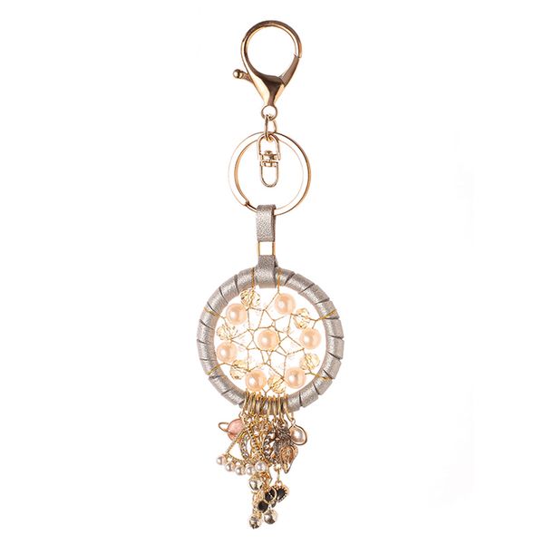 1pc keychain handmade braided dream catcher hanging ornament key ring hanging pendant for handbag packet backpack, Silver
1pc keychain handmade braided dream catcher hanging ornament key ring hanging pendant for handbag packet backpack, Silver