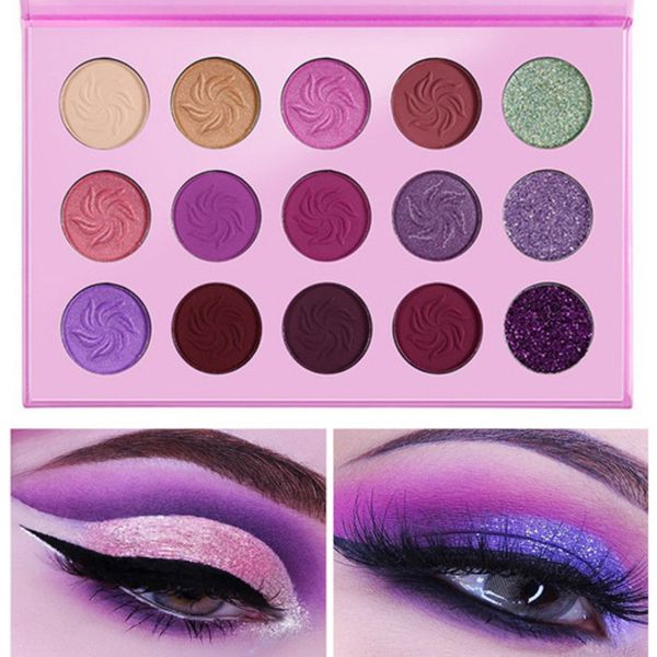 15 color matte shimmer pigmented glitter eyeshadow palette rainbow palette long lasting waterproof eye shadow
15 color matte shimmer pigmented glitter eyeshadow palette rainbow palette long lasting waterproof eye shadow