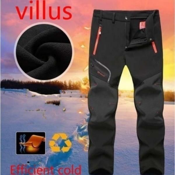 men's winter outdoor waterproof hiking trousers camping climbing fishing skiing trekking softshell fleece warm pants 2020, Black
men's winter outdoor waterproof hiking trousers camping climbing fishing skiing trekking softshell fleece warm pants 2020, Black