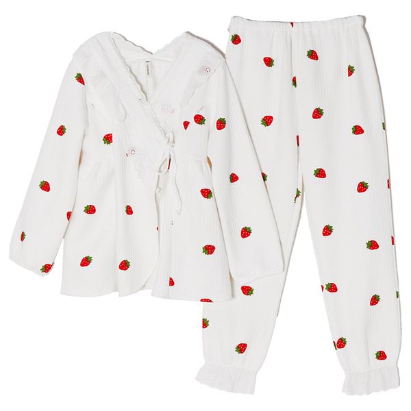 new style three-layer padded confinement clothing postpartum warm nursing cotton pajamas tracksuit, White
new style three-layer padded confinement clothing postpartum warm nursing cotton pajamas tracksuit, White
