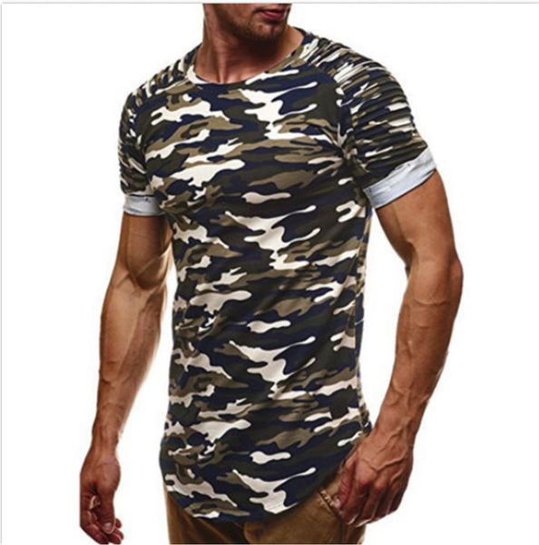 fashion men's camouflage slim fit o neck short sleeve muscle tee t-shirt casual plus size xxxl, White;black
fashion men's camouflage slim fit o neck short sleeve muscle tee t-shirt casual plus size xxxl, White;black
