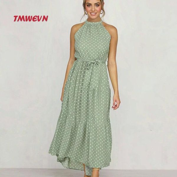 casual dresses tmwevn fashion polka dot dress neck sleeveless summer long a-line ladies formal party, Black;gray
casual dresses tmwevn fashion polka dot dress neck sleeveless summer long a-line ladies formal party, Black;gray