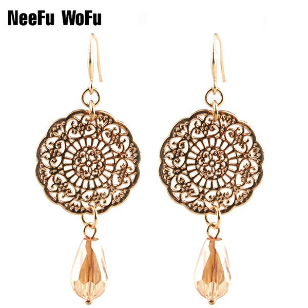 drop earrings dangle bohemian metal carving hollow pattern crystal water charm earring 2019 new fashion jewelry, Silver
drop earrings dangle bohemian metal carving hollow pattern crystal water charm earring 2019 new fashion jewelry, Silver