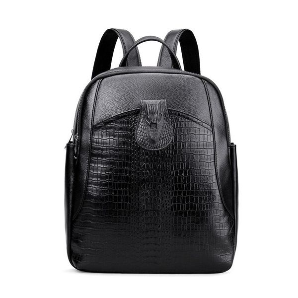 nesitu a4 new fashion black genuine leather women's backpack female girl lady real skin travel bags m6635
nesitu a4 new fashion black genuine leather women's backpack female girl lady real skin travel bags m6635