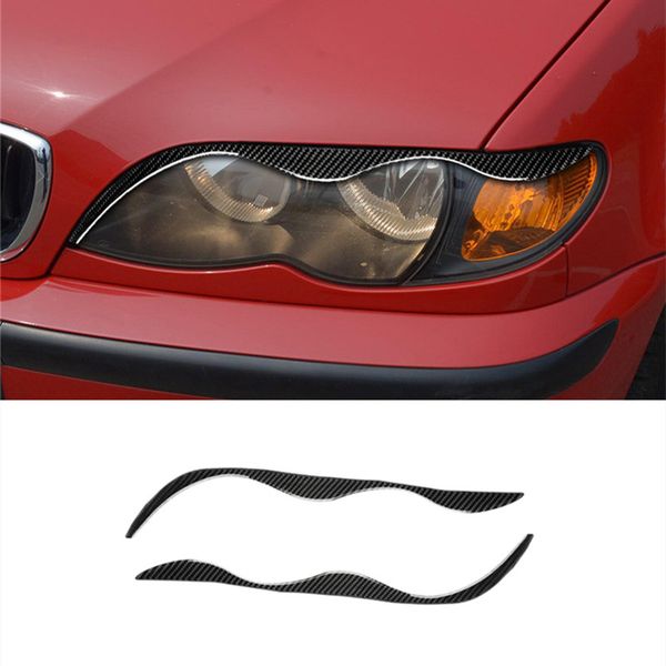real carbon fiber front headlight eyebrow trim strips for 3 series e46 1998-2004 car styling exterior accessories
real carbon fiber front headlight eyebrow trim strips for 3 series e46 1998-2004 car styling exterior accessories