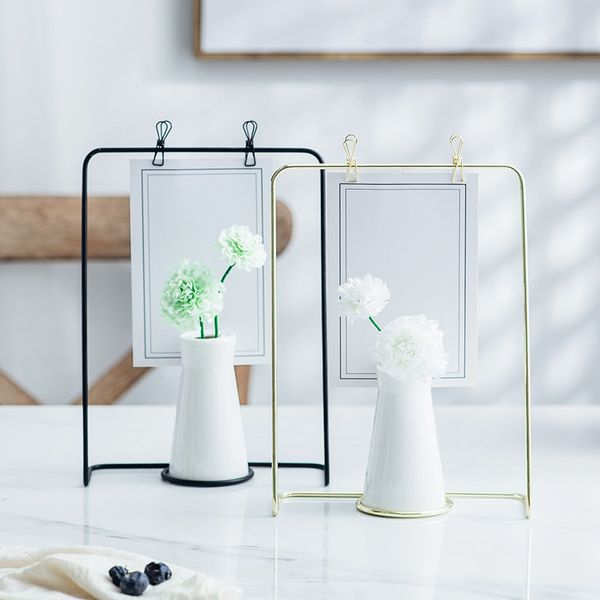 vases set of 2 ceramic flower vase with metal shelf white porcelain paper clip po frame message note home decor ornament
vases set of 2 ceramic flower vase with metal shelf white porcelain paper clip po frame message note home decor ornament