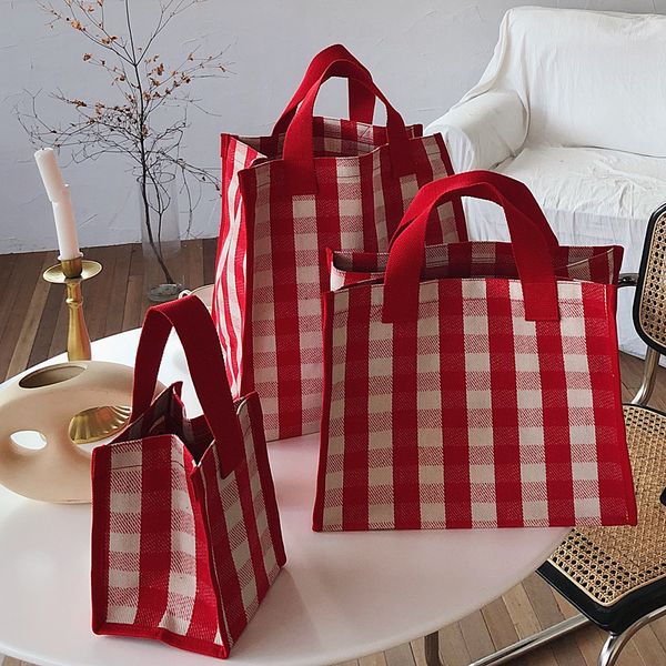new simple girls canvas bag large capacity women canvas shoulder bag plaid portable hand tote handbag bolso mujer
new simple girls canvas bag large capacity women canvas shoulder bag plaid portable hand tote handbag bolso mujer