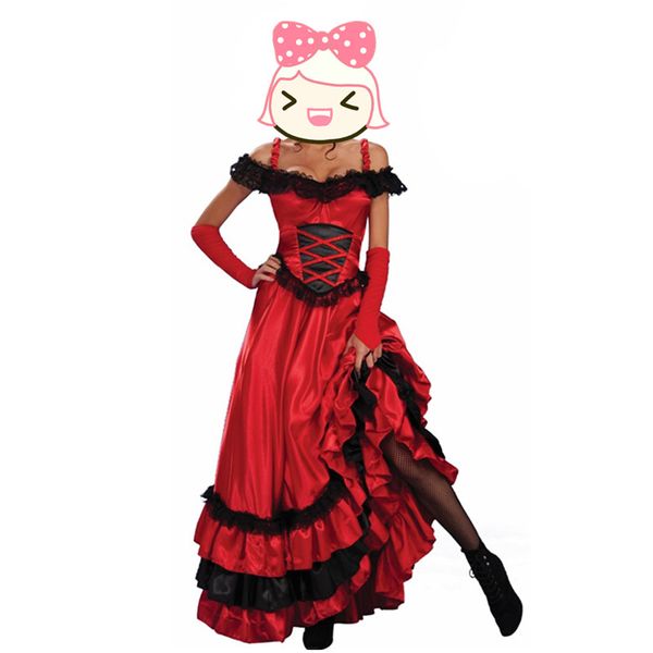 fashion female red saloon girl western costume womens costume ladies halloween costumes for woman costumes, Black
fashion female red saloon girl western costume womens costume ladies halloween costumes for woman costumes, Black