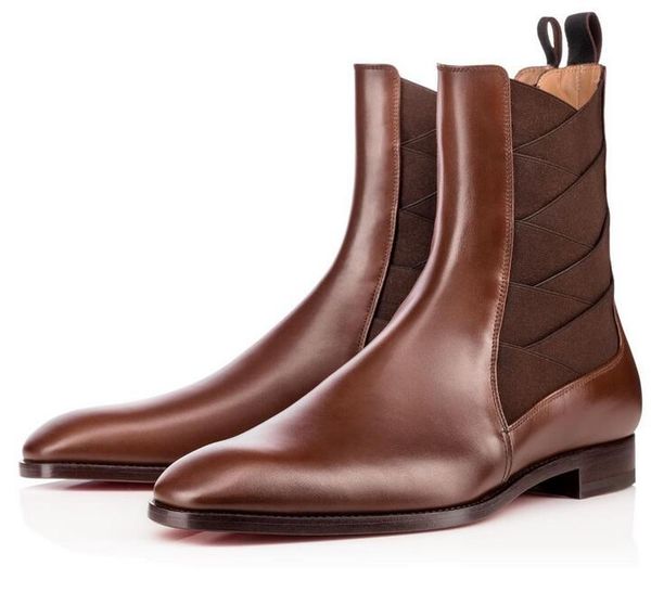 perfect quality brand red bottom designers men's boot brians knight boots leather + elastic flats leather shoes gentleman wedding party, Black
perfect quality brand red bottom designers men's boot brians knight boots leather + elastic flats leather shoes gentleman wedding party, Black