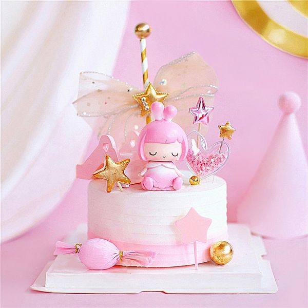 rabbit ears girl straw bow cake er for birthday party decor star dessert princess love gifts baby shower baking supplies
rabbit ears girl straw bow cake er for birthday party decor star dessert princess love gifts baby shower baking supplies