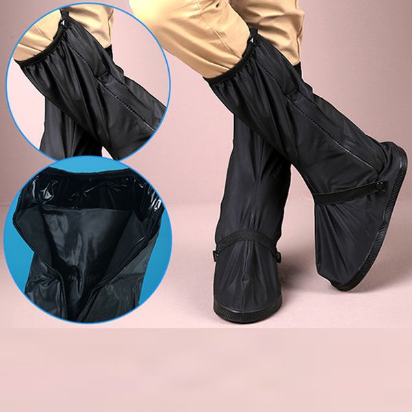 men's rainy day shoes cover rain boots outdoors reflective work shoes waterproof prevent slippery cover water shoe covers, White;pink
men's rainy day shoes cover rain boots outdoors reflective work shoes waterproof prevent slippery cover water shoe covers, White;pink