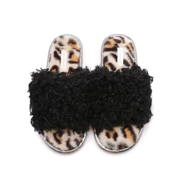 cute plush winter shoes women fur slides furry slipper home women's winter shoes woman leopard indoor flat slipper female, Black
cute plush winter shoes women fur slides furry slipper home women's winter shoes woman leopard indoor flat slipper female, Black