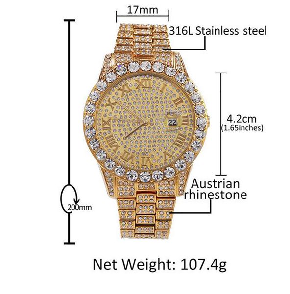 out diamond man watch watch movement luxury automatic 42mm 316 iced quality stainless waterproof steel ppibc, Slivery;brown
out diamond man watch watch movement luxury automatic 42mm 316 iced quality stainless waterproof steel ppibc, Slivery;brown