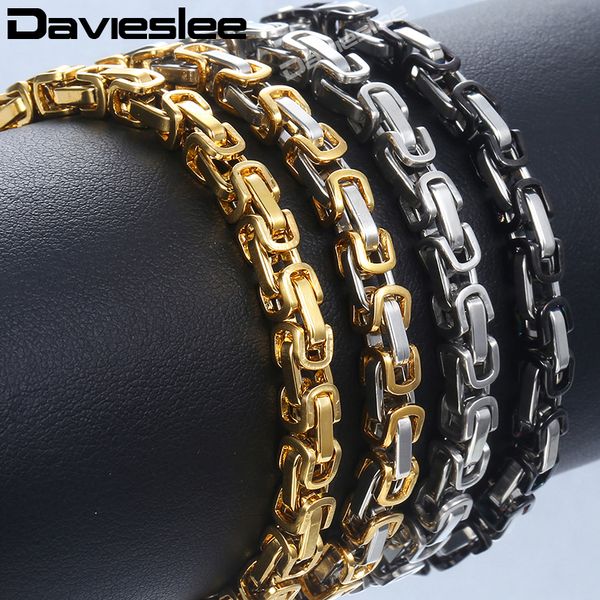 5mm byzantine box chain bracelets for men black gold silver stainless steel bracelet 2018 fashion men woman jewelry gifts kbb6
5mm byzantine box chain bracelets for men black gold silver stainless steel bracelet 2018 fashion men woman jewelry gifts kbb6
