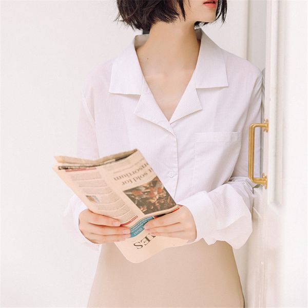 hzirip brief geometric long sleeve all match elegant chic 2020 vintage retro striped streetwear large size office lady shirts, White
hzirip brief geometric long sleeve all match elegant chic 2020 vintage retro striped streetwear large size office lady shirts, White