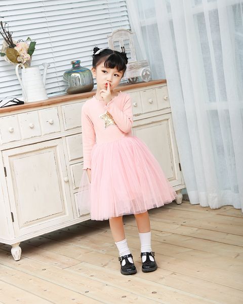 girls stars sequins dress long sleeve children puff skirt mesh princess dress fall winter dress ing, Red;yellow
girls stars sequins dress long sleeve children puff skirt mesh princess dress fall winter dress ing, Red;yellow