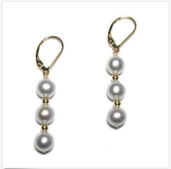 perfect 10-9mm gray south sea natural pearl swing earring 14k yellow gold hook, Silver
perfect 10-9mm gray south sea natural pearl swing earring 14k yellow gold hook, Silver