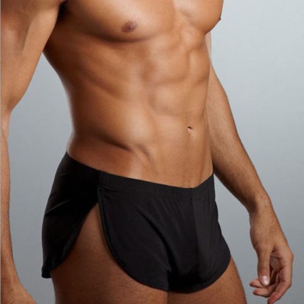 mens sleep bottoms underwear home casual shorts split loose pajama boxers male underpants sleepwear trunks silky, Black;brown
mens sleep bottoms underwear home casual shorts split loose pajama boxers male underpants sleepwear trunks silky, Black;brown
