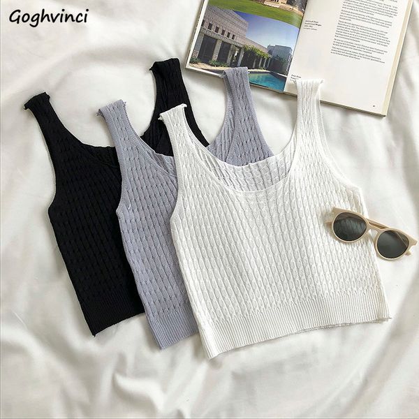 tanks women summer knitting camisoles vest sleeveless korean-style casual slim all-match short students elegant fashion chic, White
tanks women summer knitting camisoles vest sleeveless korean-style casual slim all-match short students elegant fashion chic, White