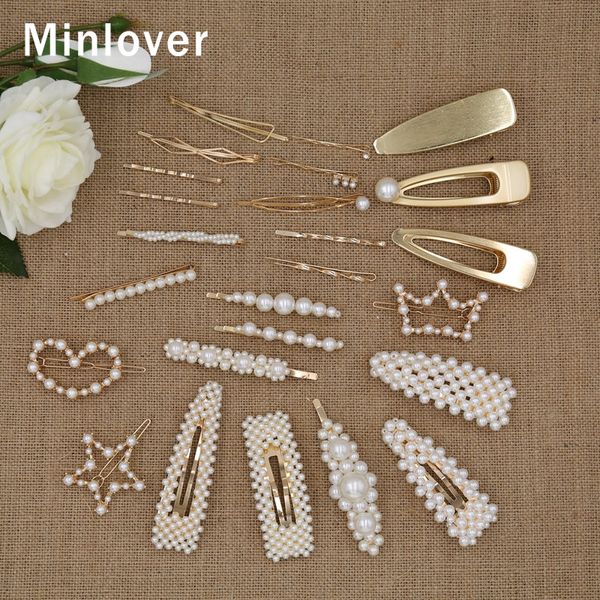 minlover korean simple simulated pearl hairpin girl elegance bobby pin wedding hair jewelry accessories hair clip barrette fj002, Golden;white
minlover korean simple simulated pearl hairpin girl elegance bobby pin wedding hair jewelry accessories hair clip barrette fj002, Golden;white