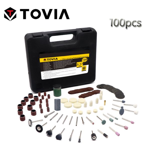 tovia 100pc rotary tool accessories mini drill bit set for dremel abrasive grinding sanding polishing cutting tool kits
tovia 100pc rotary tool accessories mini drill bit set for dremel abrasive grinding sanding polishing cutting tool kits