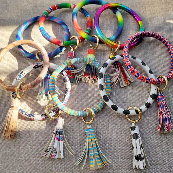 just feel 2019 new pu leather o bracelet keychains circle cute same color tassel wristlet keychain wholesale women girls jewelry, Silver
just feel 2019 new pu leather o bracelet keychains circle cute same color tassel wristlet keychain wholesale women girls jewelry, Silver
