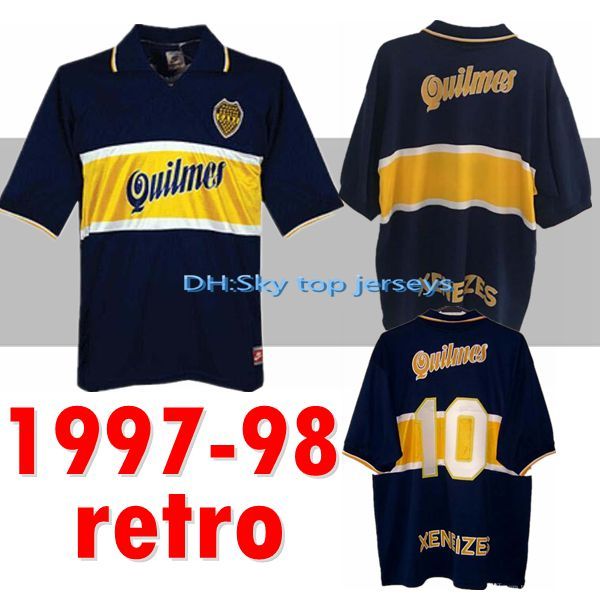 97 98 boca juniors retro soccer jersey maradona vintage caniggia 1997 1996 1998 maglia classic football shirts maillot camiseta de futbol, Black;yellow
97 98 boca juniors retro soccer jersey maradona vintage caniggia 1997 1996 1998 maglia classic football shirts maillot camiseta de futbol, Black;yellow