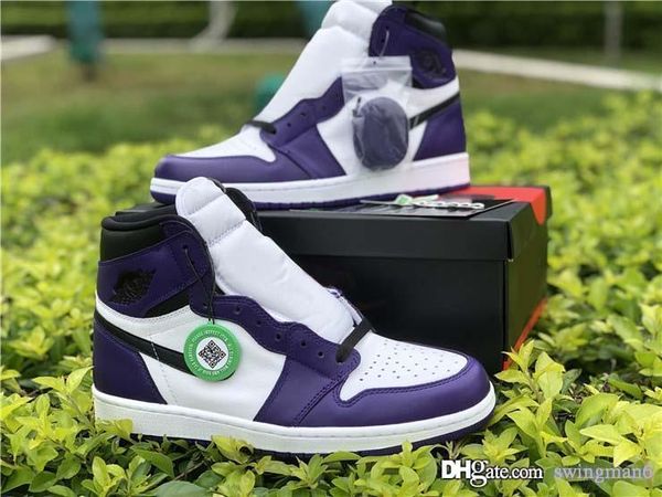 est air authentic 1 high og court purple basketball shoes men court purple sports sneakers 555088-500 with box
est air authentic 1 high og court purple basketball shoes men court purple sports sneakers 555088-500 with box