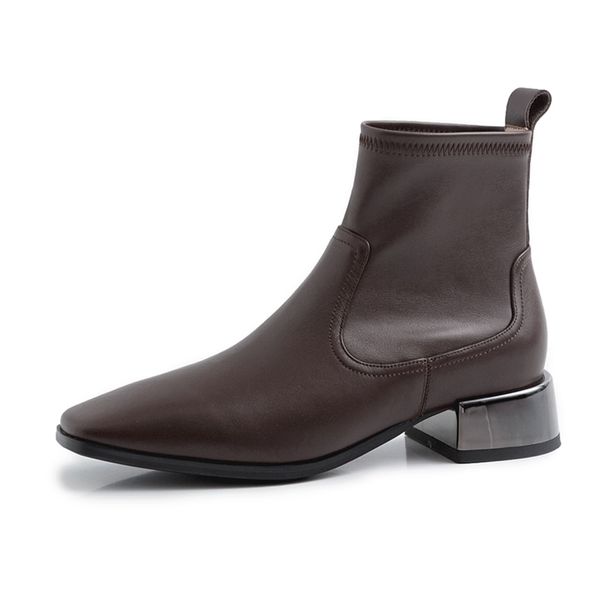 women's boots real cowhide fabric 3cm thick high-heeled square toe fashion design autumn winter comfortable shoes women booties, Black
women's boots real cowhide fabric 3cm thick high-heeled square toe fashion design autumn winter comfortable shoes women booties, Black