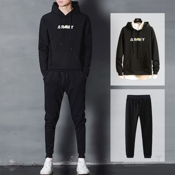 sets tracksuit mens autumn winter hoodeds sweatshirt drawstring outfit sportswear 2020 male suit pullover two piece set casual, Gray
sets tracksuit mens autumn winter hoodeds sweatshirt drawstring outfit sportswear 2020 male suit pullover two piece set casual, Gray