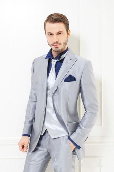 fashion shinny silver grey men wedding tuxedos peak lapel slim fit groom tuxedos men dinner/darty prom dress(jacket+pants+tie+vest) 2653, Black;gray
fashion shinny silver grey men wedding tuxedos peak lapel slim fit groom tuxedos men dinner/darty prom dress(jacket+pants+tie+vest) 2653, Black;gray