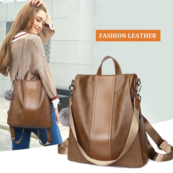 female backpack mochila feminina casual multifunction women leather backpack female shoulder bag sac a dos travel back pack
female backpack mochila feminina casual multifunction women leather backpack female shoulder bag sac a dos travel back pack