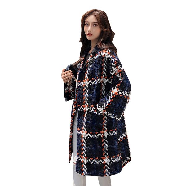 yuzacdwx 2019 new arriva women warm winter tweed coat ladies work office elegant vintage plaid long runway wool blends coats, Black
yuzacdwx 2019 new arriva women warm winter tweed coat ladies work office elegant vintage plaid long runway wool blends coats, Black
