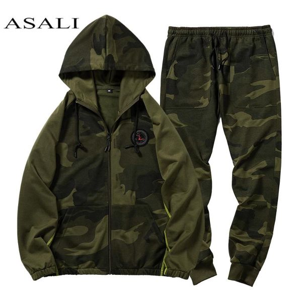 2020 suit gym men camouflage tracksuit camo hoodie pants sets casual sweatshirt joggers sweatpants male jacket autumn winter, Gray
2020 suit gym men camouflage tracksuit camo hoodie pants sets casual sweatshirt joggers sweatpants male jacket autumn winter, Gray