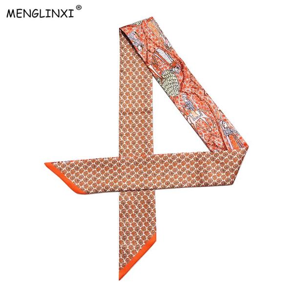 2020 new design skinny silk scarf women bag hair neck scarf for ladies foulard femme headband bag scarves, Blue;gray
2020 new design skinny silk scarf women bag hair neck scarf for ladies foulard femme headband bag scarves, Blue;gray