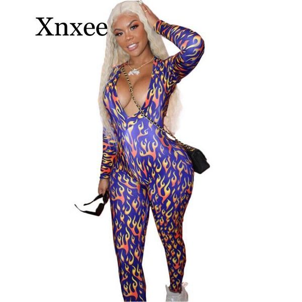 fire print jumpsuit rave festival bodycon rompers streetwear one piece outfit long sleeve body overalls for women deep v, Black;white
fire print jumpsuit rave festival bodycon rompers streetwear one piece outfit long sleeve body overalls for women deep v, Black;white