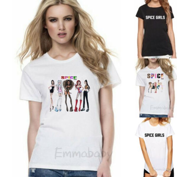 дамы spice girls t-shirt 2019 tour up your life концертные женщин багги tee топ, White;black
дамы spice girls t-shirt 2019 tour up your life концертные женщин багги tee топ, White;black