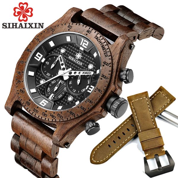 sihaixin men watch elegant wooden watch luxury chronograph waterproof erkek kol saati accept drop shipping wood wrist man clock, Slivery;brown
sihaixin men watch elegant wooden watch luxury chronograph waterproof erkek kol saati accept drop shipping wood wrist man clock, Slivery;brown