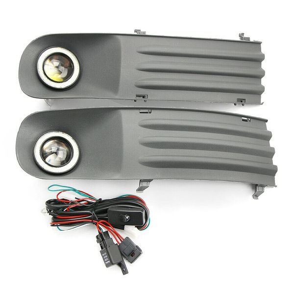car fog lights lamps angel eye grilles +harness for vw transporter t5 t28 t30 2003-2009
car fog lights lamps angel eye grilles +harness for vw transporter t5 t28 t30 2003-2009