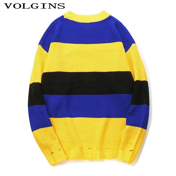 streetwear striped men's sweater 2019 autumn winter o neck hip hop pullover loose sweater men casual knitwear sweaters man, White;black
streetwear striped men's sweater 2019 autumn winter o neck hip hop pullover loose sweater men casual knitwear sweaters man, White;black