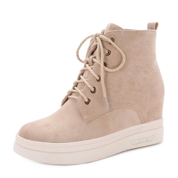 winter high platform boots .5cm high heel women thick sole shoes suede wedge sneakers warm and comfortable boots, Black
winter high platform boots .5cm high heel women thick sole shoes suede wedge sneakers warm and comfortable boots, Black