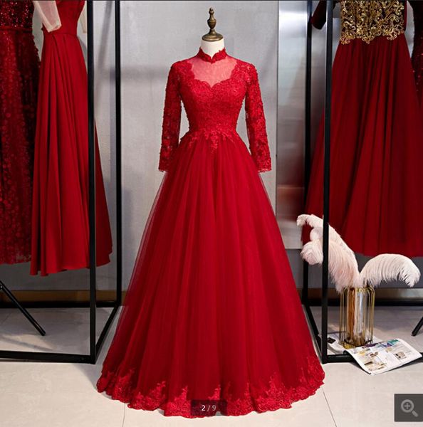 2020 real picture a line high neck long sleeve prom dress beaded long sleeve hollow back corset elegant prom gowns sale, White;black
2020 real picture a line high neck long sleeve prom dress beaded long sleeve hollow back corset elegant prom gowns sale, White;black