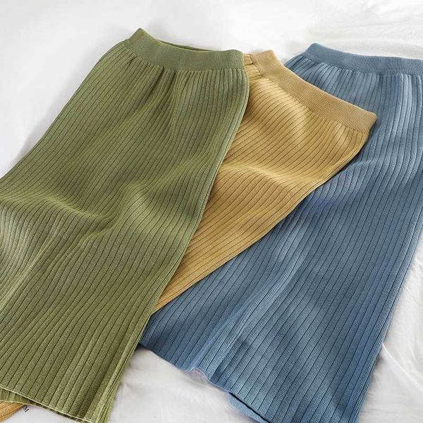 simple solid basic women knitted skirt ins light-aged high waist bag hip split knit mid-length korean loose skirt female ladies, Black
simple solid basic women knitted skirt ins light-aged high waist bag hip split knit mid-length korean loose skirt female ladies, Black
