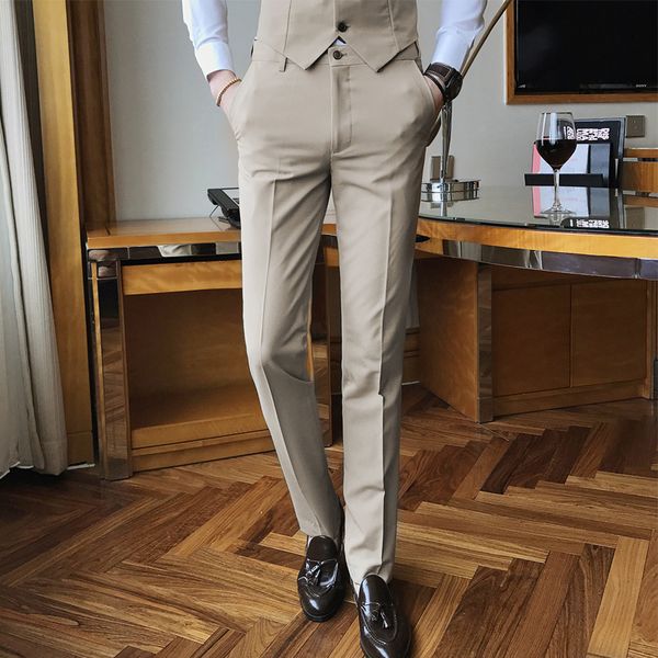 new formal wear men's suit pants multi-color choice fashion business banquet men trousers size s-4xl, White;black
new formal wear men's suit pants multi-color choice fashion business banquet men trousers size s-4xl, White;black
