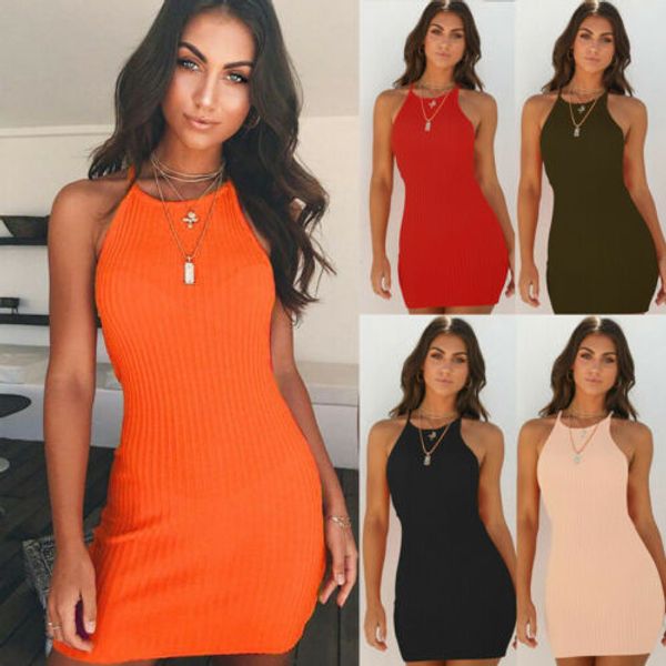 sleeveless dress lady women sling bodycon clubwear party mini evening dress summer short, Black;gray
sleeveless dress lady women sling bodycon clubwear party mini evening dress summer short, Black;gray